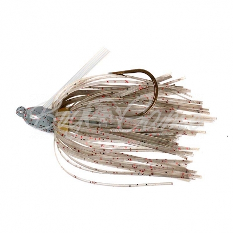 Бактейл STRIKE KING Bitsy Bug mini jig 1,75 г (1/16 oz) цв. smoke /pepper / red фото 2