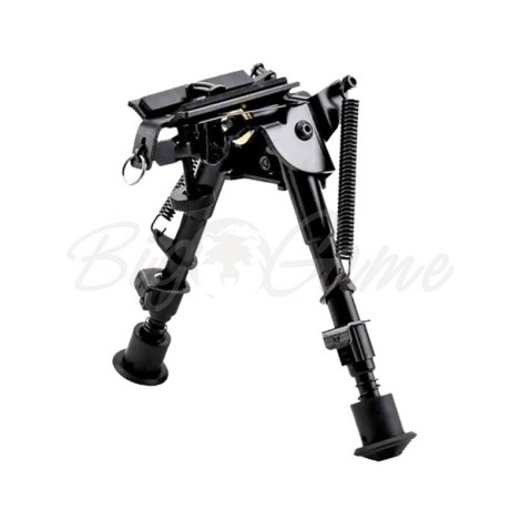 Сошка SHOTTIME на антабочный винт, с качалкой, высота 19,5-29,5 фото 1