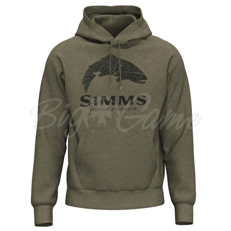 Толстовка SIMMS Wood Trout Fill Hoody цвет Forest фото 1