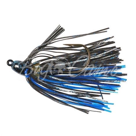 Бактейл STRIKE KING Bitsy Bug mini jig 1,75 г (1/16 oz) цв. black / blue фото 2