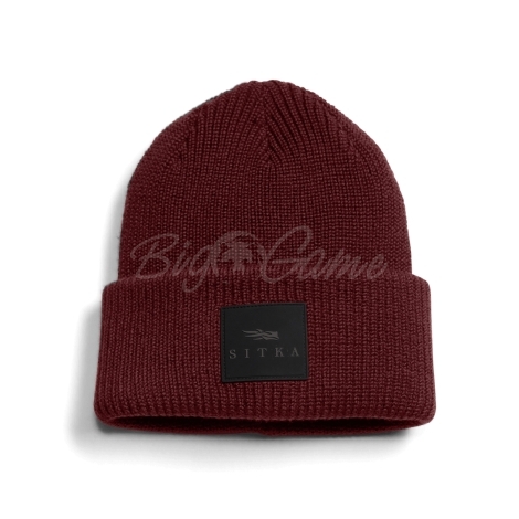 Шапка SITKA Double Cuff Acrylic Beanie цвет Dark Red фото 1