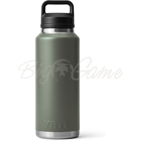 Термос YETI Rambler Bottle Chug Cap 1400 цвет Camp Green фото 4