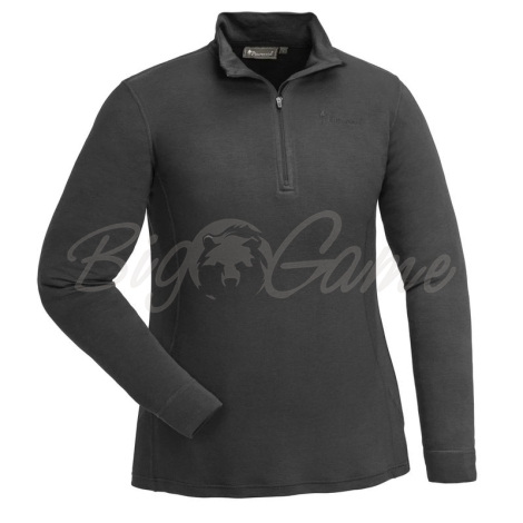 Термокофта PINEWOOD WS Abisko Merino Base Layer Half Zip цвет Smoke Black фото 1