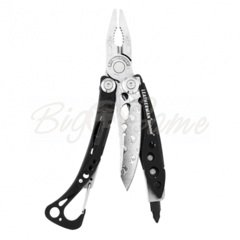 Мультитул LEATHERMAN Skeletool Damascus цв. Черный фото 1