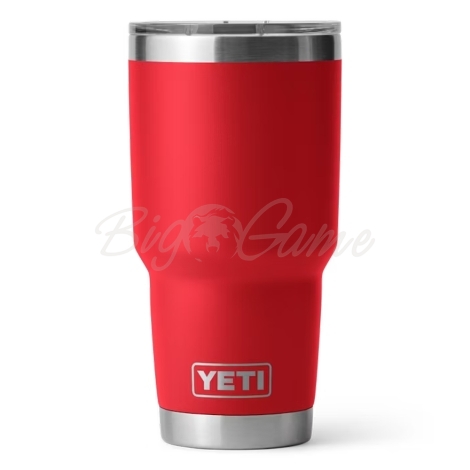 Термокружка YETI Rambler Tumbler w/Magslider Lid 887 цвет Rescue Red фото 1