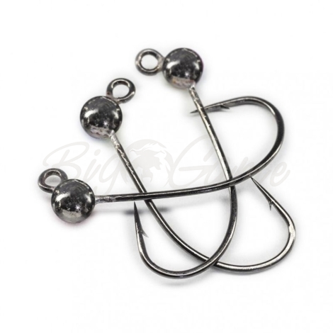 Вольфрамовая головка с вырезом TSR MG-3 #6 4,5 мм 0,8 г (3 шт.) цв. #Black Nickel фото 1