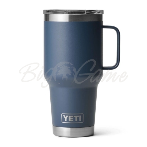 Термокружка YETI Rambler Travel Mug 887 цвет Navy фото 1