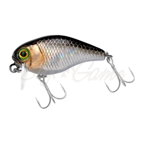 Воблер JACKALL Chubby 38 SSR цв. hl silver & black фото 2