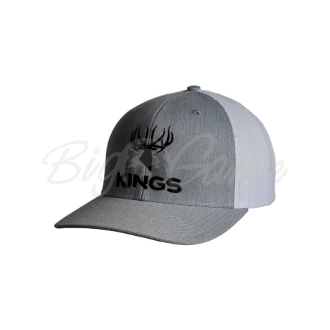 Бейсболка KING'S Embroidered Logo Hat цвет Gray / White фото 1 Бейсболка KING'S Embroidered Logo Hat цвет Gray / White фото 1