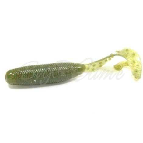 Твистер REINS Fat G-Tail Grub 3" (12 шт.) код цв. 037-Swamp shrimp фото 1