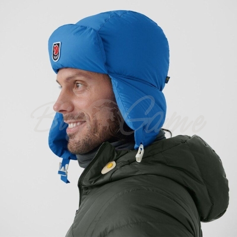 Шапка-ушанка FJALLRAVEN Expedition Down Heater цвет UN Blue фото 2