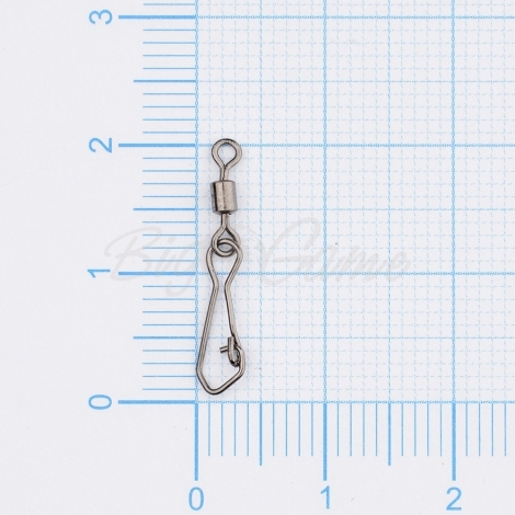 Вертлюг с карабином NORSTREAM Rolling swivel with hooked snap (10 шт.) № 10 фото 2