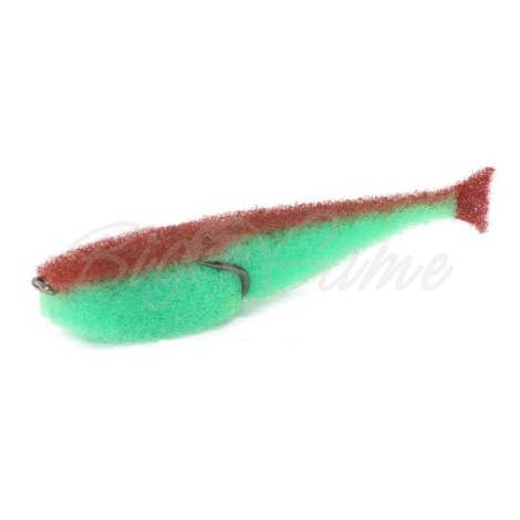 Поролоновая рыбка LEX Classic Fish CD 8 GBRB (зеленое тело / красная спина / красный хвост) фото 1
