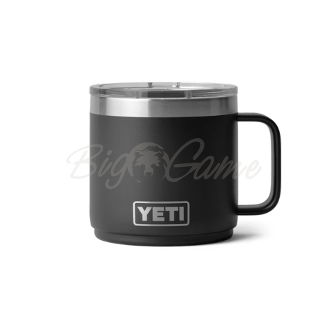 Термокружка YETI Rambler Mug w/Magslider Lid 296 цвет Black фото 1