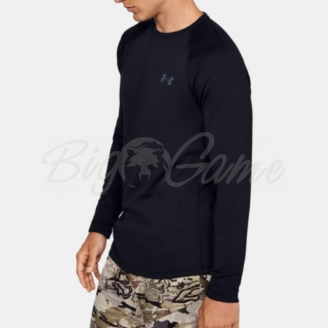 Термокофта UNDER ARMOUR Men's ColdGear Base 4.0 Crew цвет черный фото 6