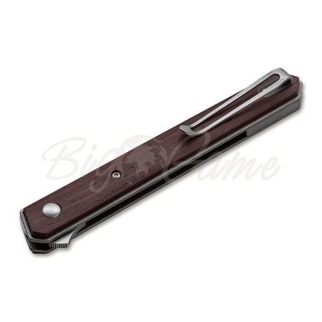 Нож складной BOKER Kwaiken Air Cocobolo Brown сталь VG10 рукоять Дерево кокоболо фото 2