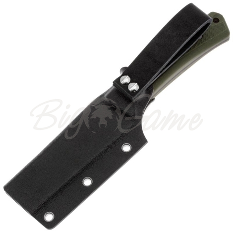 Нож с фиксированным клинком OWL KNIFE Barn сталь JM390 рукоять стеклотекстолит G10 цв. Оливковый фото 3