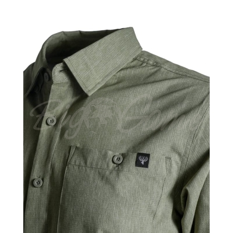 Рубашка KING'S XKG Sonora Air Shirt цвет Heather Olive фото 3