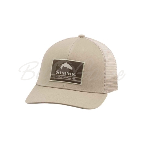 Кепка SIMMS Original Patch Trucker цвет Tan фото 1