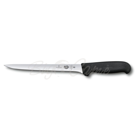 Нож филейный VICTORINOX Fibrox 20 см цв. Черный фото 1