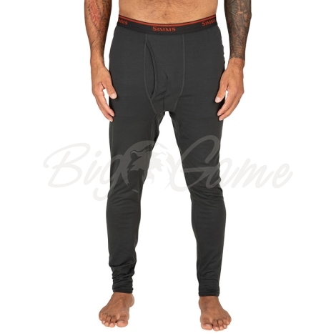 Кальсоны SIMMS Lightweight Baselayer Bottom цвет Carbon фото 3