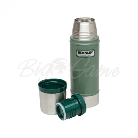 Термос STANLEY Classic Vacuum Bottle 0,75 л цвет тёмно-зелёный фото 2