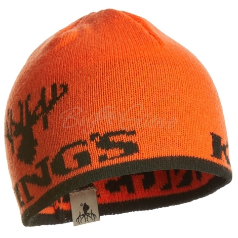 Шапка KING'S Logo Knit Beanie цвет Blaze Orange фото 1