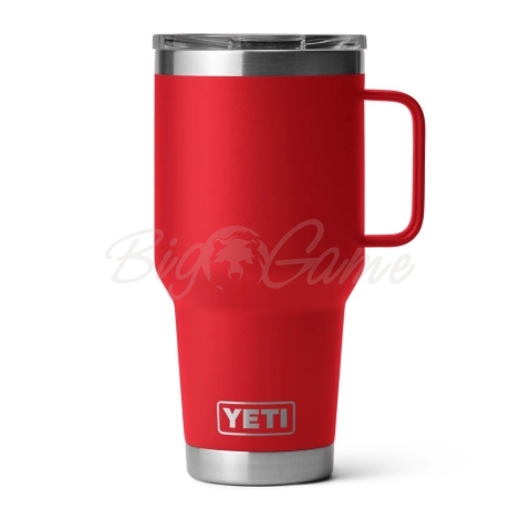 Термокружка YETI Rambler Travel Mug 887 цвет Rescue Red фото 1