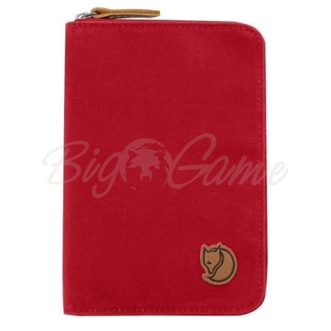 Обложка для документов FJALLRAVEN Leather Passport Cover цвет Black фото 1