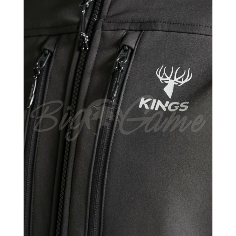 Куртка KING'S Hunter Ranger Soft Shell Jacket цвет Charcoal фото 2