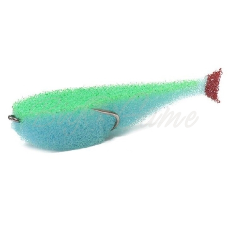 Поролоновая рыбка LEX Classic Fish CD 7 BLGB (синее тело / зеленая спина / красный хвост) фото 1
