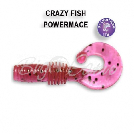 Твистер CRAZY FISH Power Mace 1,6" (8 шт.) зап. рыба, код цв. 13 фото 1