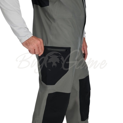 Комбинезон SIMMS Vapor Elite Bib цвет gunmetal фото 2