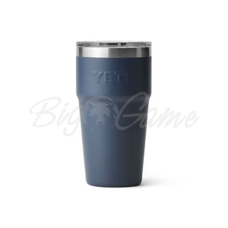 Термостакан YETI Rambler Stackable Cup w/Magslider Lid 591 цвет Navy фото 3