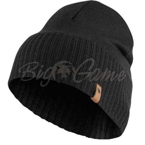 Шапка FJALLRAVEN Merino Lite Hat цвет Black фото 1