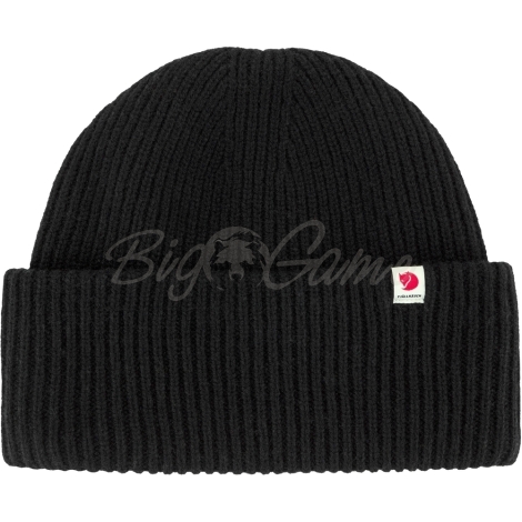 Шапка FJALLRAVEN Heavy Beanie цвет Black фото 3