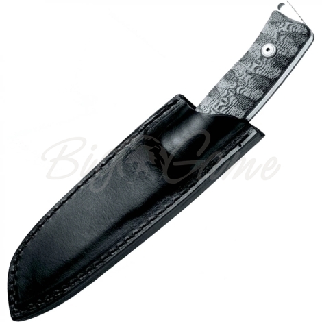 Нож FOX KNIVES FFX-131 Pro-Hunter сталь Bohler N690 рукоять Микарта цв. Черный фото 2