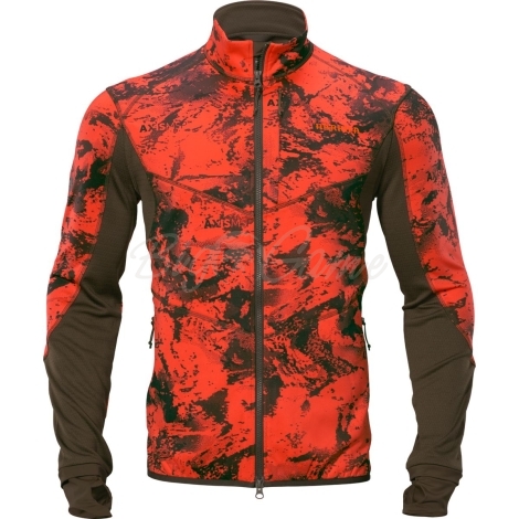Толстовка HARKILA Wildboar Pro Camo Fleece Jacket цвет AXIS MSP Wildboar orange / Shadow brown фото 1