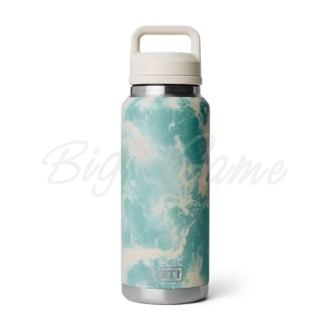 Термос YETI Rambler Bottle Chug Cap 1065 цвет Sea View фото 1