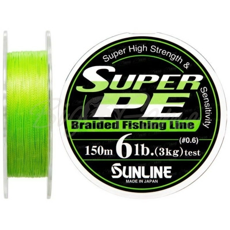 Плетенка SUNLINE Super PE 150 м 0,128 мм 0.6 цв. dark green фото 1