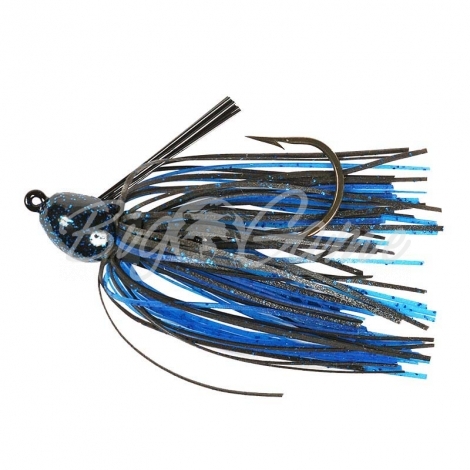 Бактейл STRIKE KING Bitsy Bug mini jig 7 г (1/4 oz) цв. black / blue фото 2