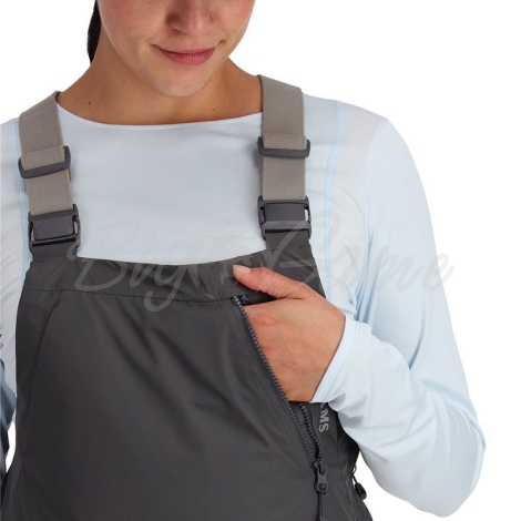 Комбинезон SIMMS Women's Challenger Fishing Bib цвет Slate фото 4