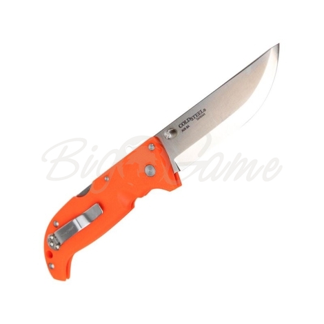 Нож складной COLD STEEL Finn Wolf Blaze Aus 8A рукоять пластик Griv-Ex цв. Оранжевый фото 2