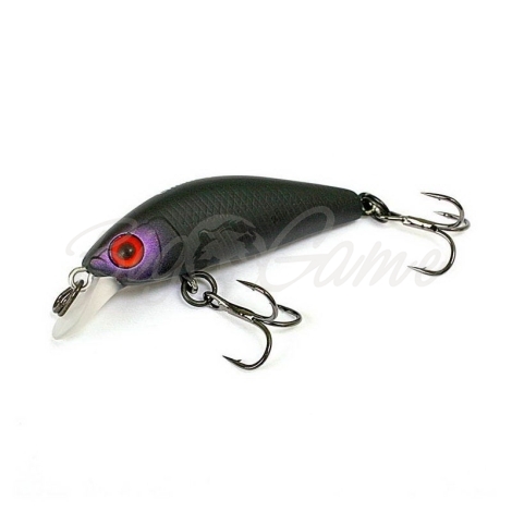 Воблер JACKALL Chubby Minnow 35 цв. mat black фото 2