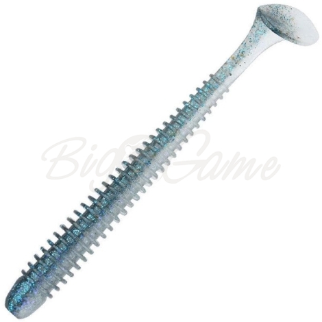 Виброхвост KEITECH Swing Impact 4'' (8 шт.) цв. EA#22 Electric Silver Shiner фото 1