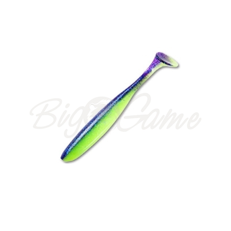 Виброхвост KEITECH Easy Shiner 3" (10 шт.) цв. PAL #06 Violet Lime Belly фото 1