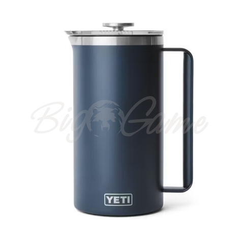 Кофейник YETI Rambler French Press 1005 (64 oz) цв. Navy фото 1