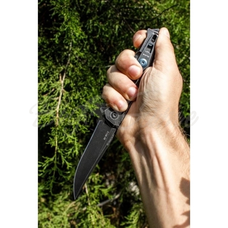 Нож складной RUIKE Knife P108-SB цв. Черный фото 17
