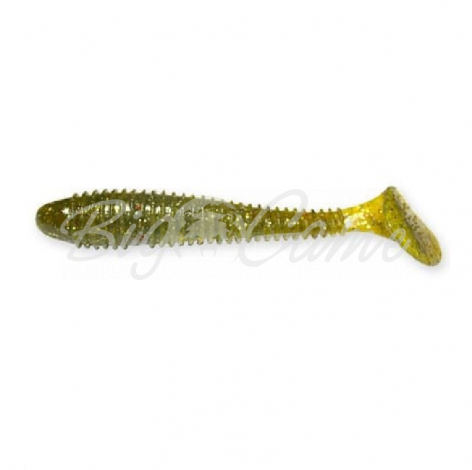 Виброхвост CRAZY FISH Vibro Fat 4" (4 шт.) зап. кальмар, код цв. 1 фото 1