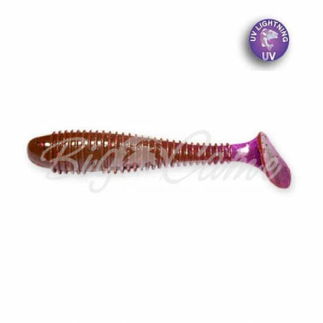 Виброхвост CRAZY FISH Vibro Fat 4" (4 шт.) зап. кальмар, код цв. 12 фото 1